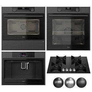 Built-in kitchen appliances Asko 03 3D model