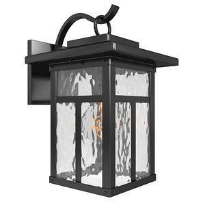 1 Lt Craftsman Outdoor Wall Light  Bronze model