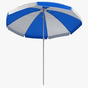 3D model beach umbrella