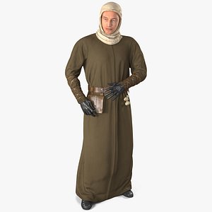 Historical Middle Eastern Male Character Rigged