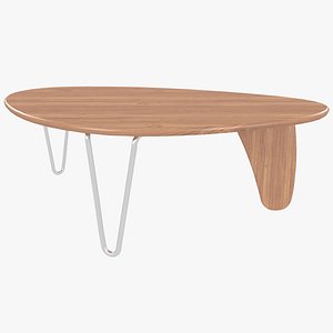 Noguchi Rudder Wooden Table