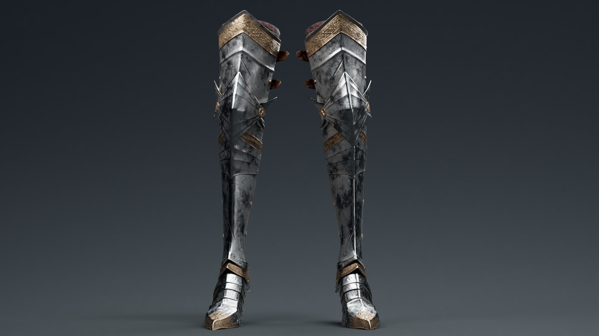Female Knigt Leg Armor Set Armor MidPoly 3D Model - TurboSquid 2034172