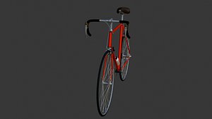 3D model Road Bike Red