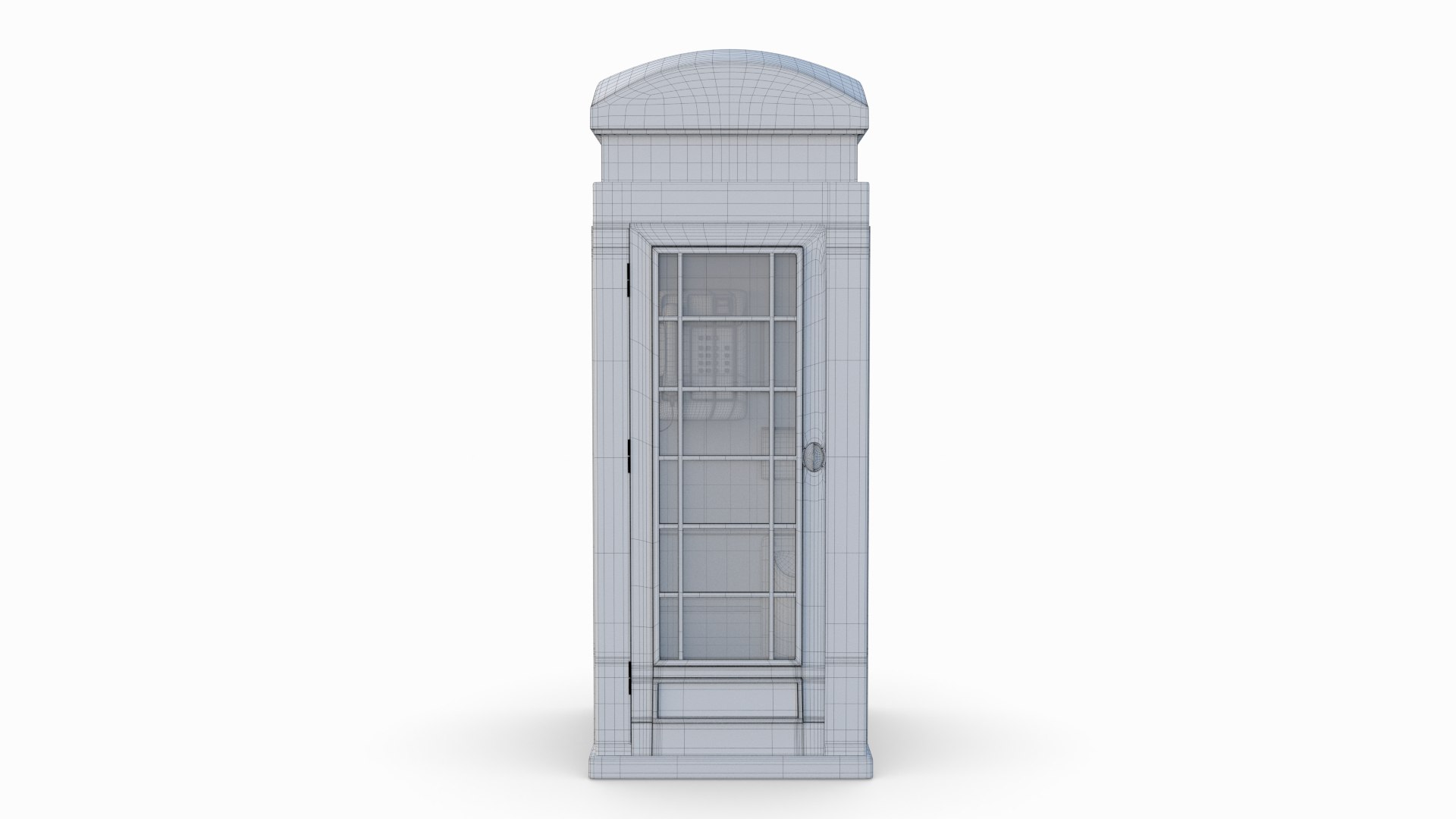 3D Redshift Red Phone Box - TurboSquid 1655609