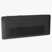 Cassette Air Conditioner with Perforated Front Black