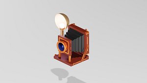 3D FOLDING CAMERA model