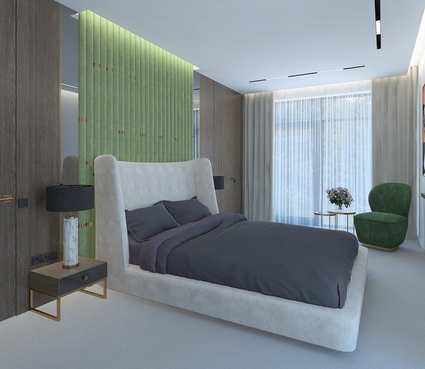 bedroom interior 3D model