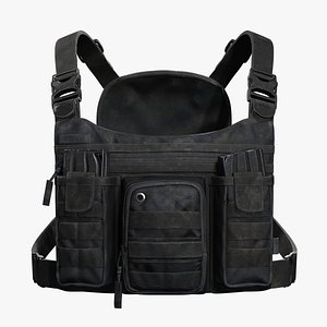 Urban Combat Vest -Game-Ready 3D Tactical Gear 3D model