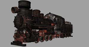steam p24 narrow-gauge 3d model