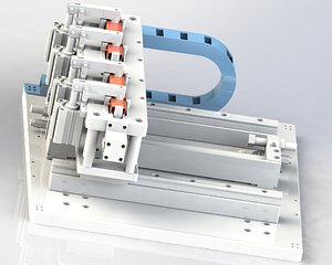 hinge locating mechanism model