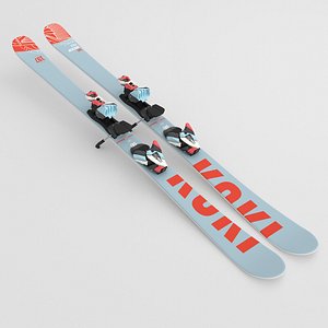 ski corona set 3D model