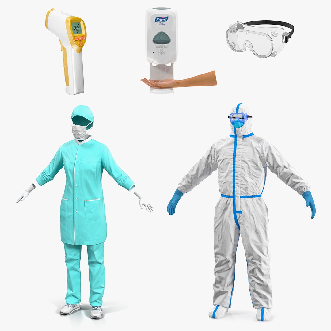 Doctors Protection Collection 3 3D model preview