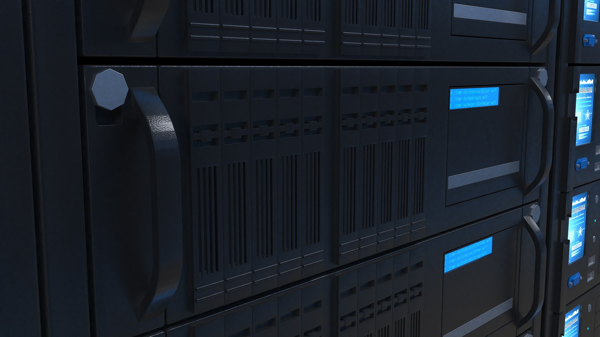 3D model Data Center Collection https://p.turbosquid.com/ts-thumb/PU/cytLp2/e1/serverroomdatacenter11/jpg/1738099749/1920x1080/fit_q87/18558ce867306940dd37185bb805c7c8a1dd7530/serverroomdatacenter11.jpg