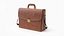 3D model Leather Briefcase 02