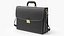 3D model Leather Briefcase 02