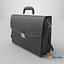 3D model Leather Briefcase 02