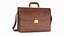 3D model Leather Briefcase 02