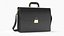 3D model Leather Briefcase 02