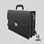 3D model Leather Briefcase 02