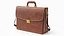 3D model Leather Briefcase 02