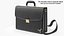 3D model Leather Briefcase 02