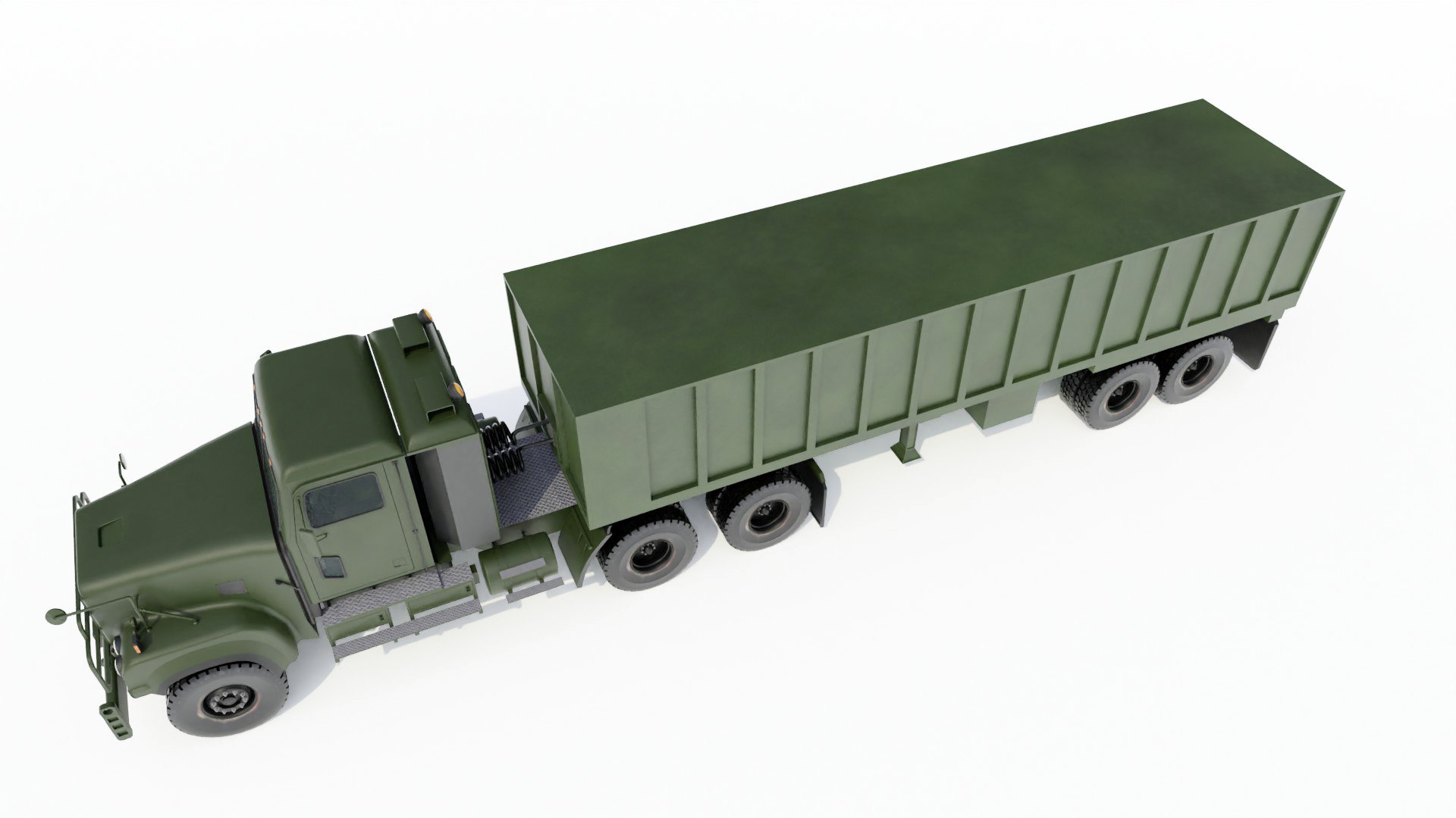 3d M915a5 Army Truck Freight