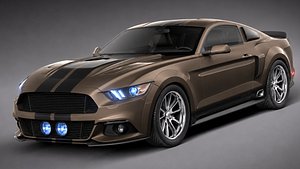 Ford Mustang GT500 2015 Performance 3D Model model