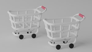 Cartoon Simple Shopping Cart model