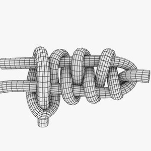 3D knot bend model