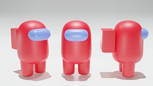 3D model Among US Rigged