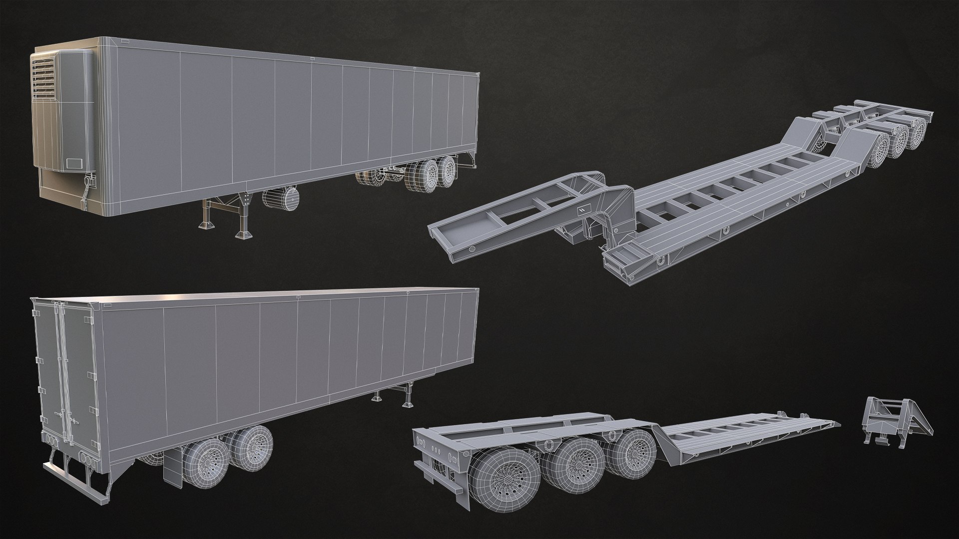 Semi Trailer Pack 3D https://p.turbosquid.com/ts-thumb/PU/pry6Yb/Ic/semitrailerspack_wire04/jpg/1772019725/1920x1080/fit_q87/ab9e8fa96d3de58c3b447583355f77449d0a954d/semitrailerspack_wire04.jpg