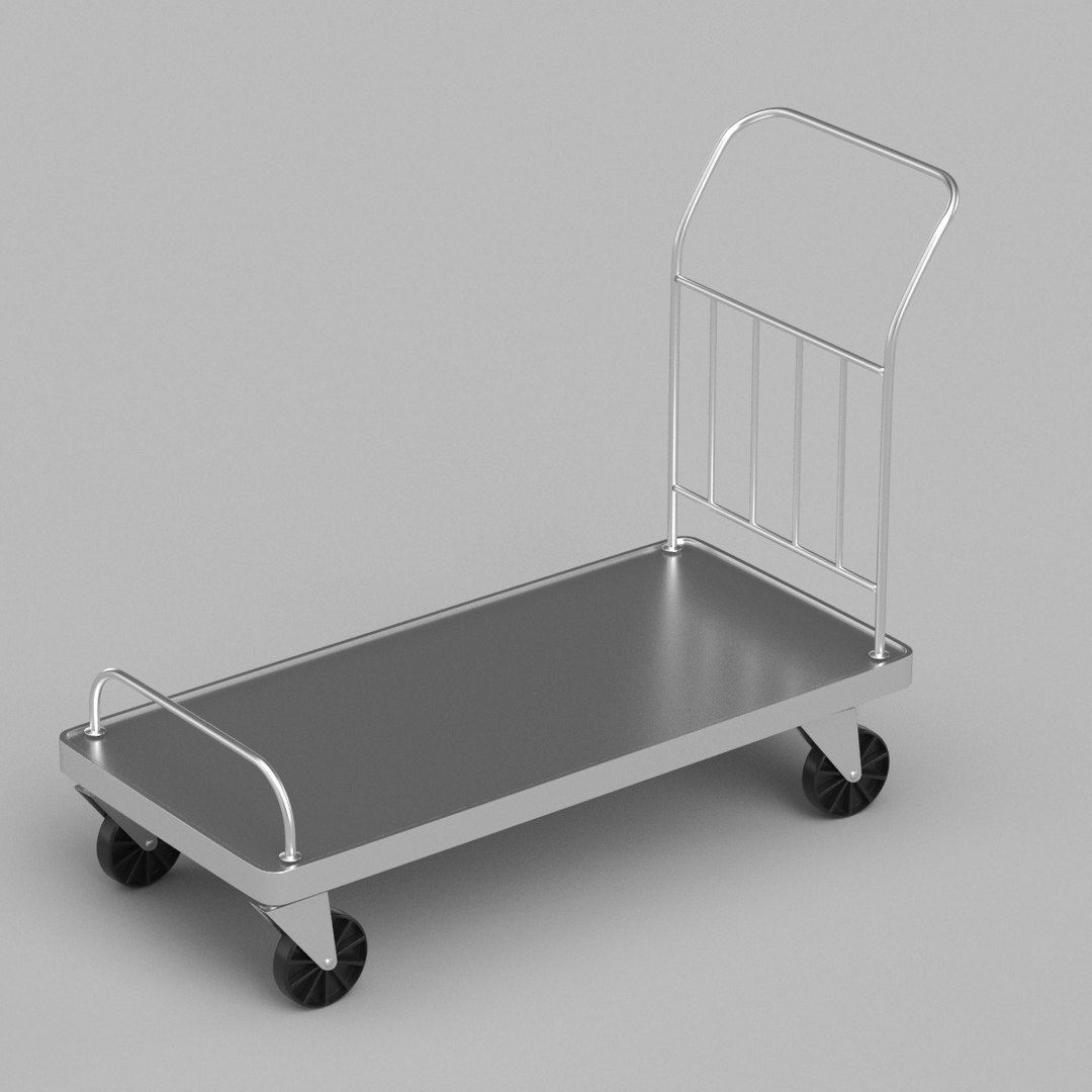 3D Roller Handcart - TurboSquid 2214516