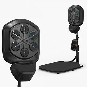 Freestanding Boxing Reflex Trainer Black