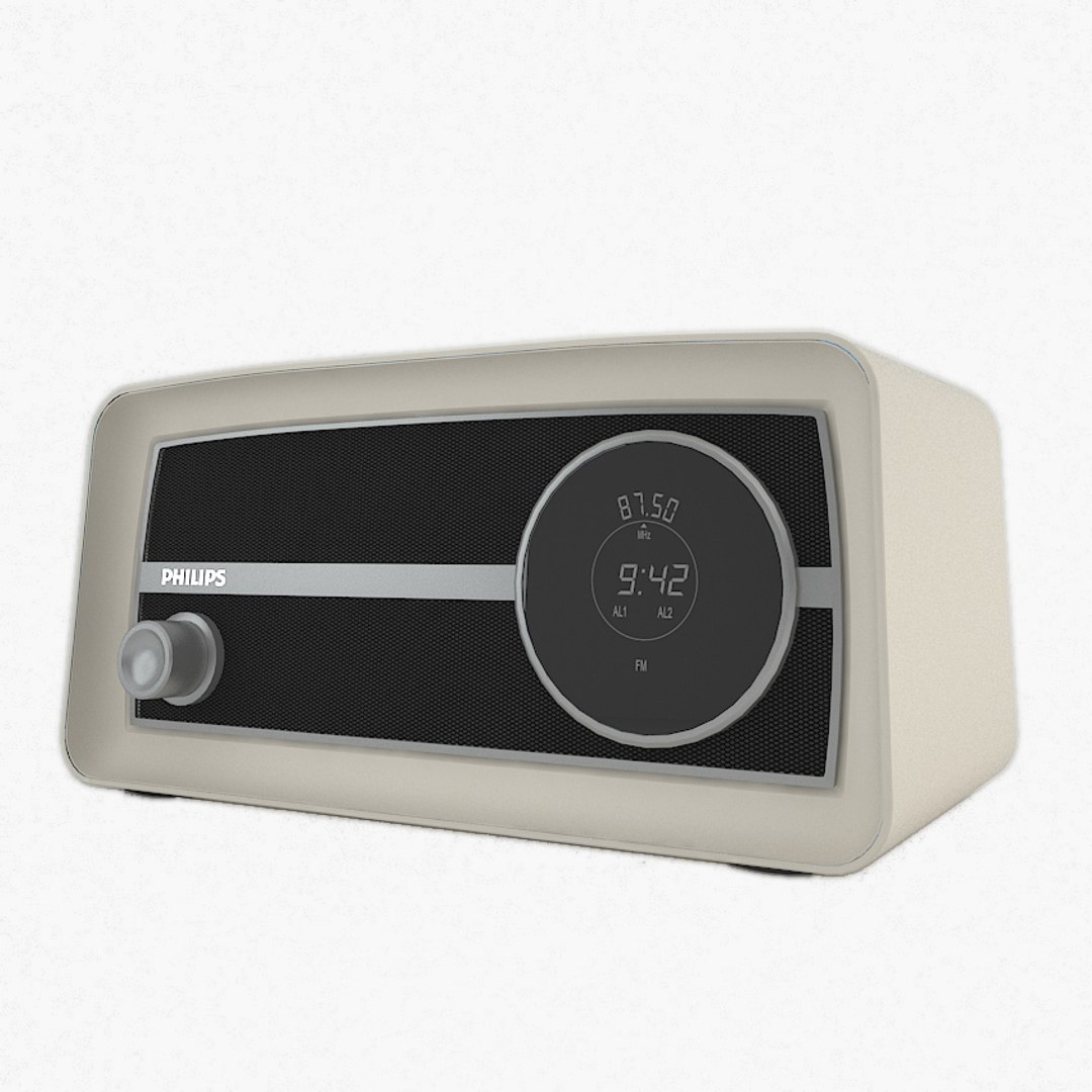 3d model philips radio