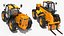 Ładowarka teleskopowa JCB 535-95 przygotowana do Cinema 4D