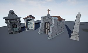 graveyard pack 3D model