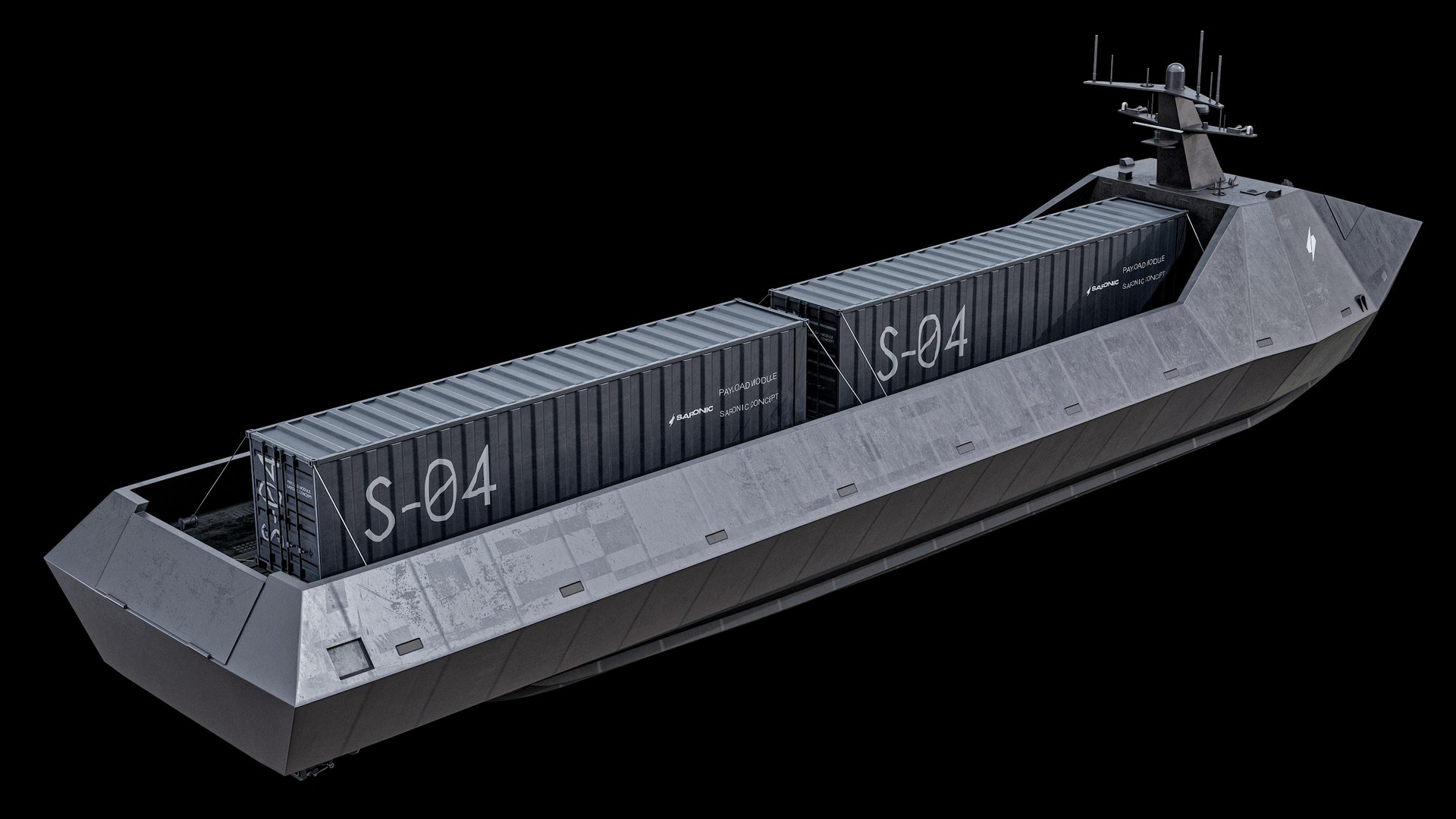 Marauder Saronic - Unmanned Robotic Autonomous Surface Vessel PBR model https://p.turbosquid.com/ts-thumb/PV/2F3wZt/vy/r_marauder_006b/png/1769724624/1920x1080/fit_q87/e3f7762520e601ca0080cc291727e4f685a8890d/r_marauder_006b.jpg