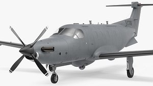 3D model pilatus u 28a air force