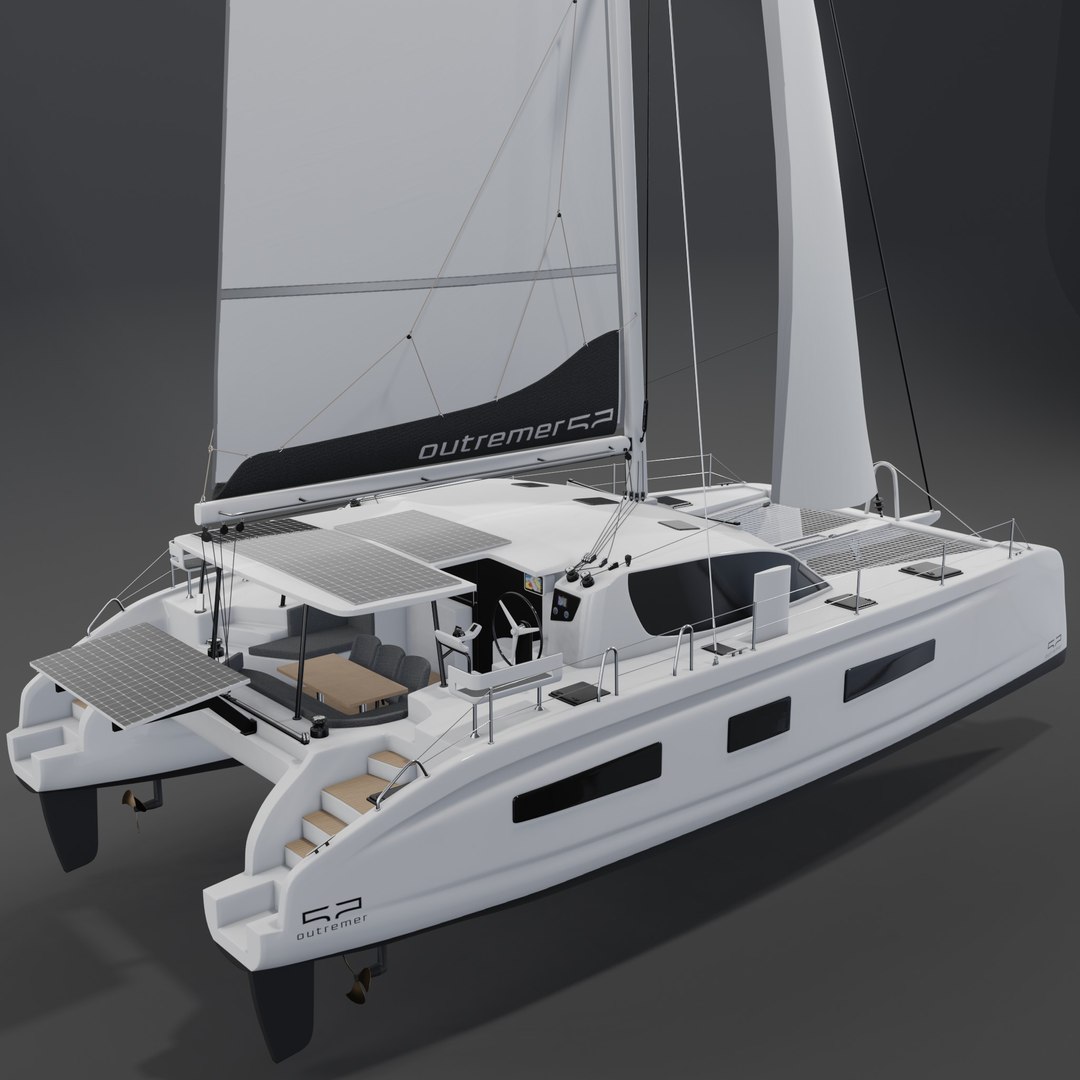 outremer-52-3d-catamaran-3d-model-turbosquid-2322584