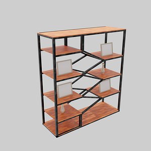 3D model low poly rack