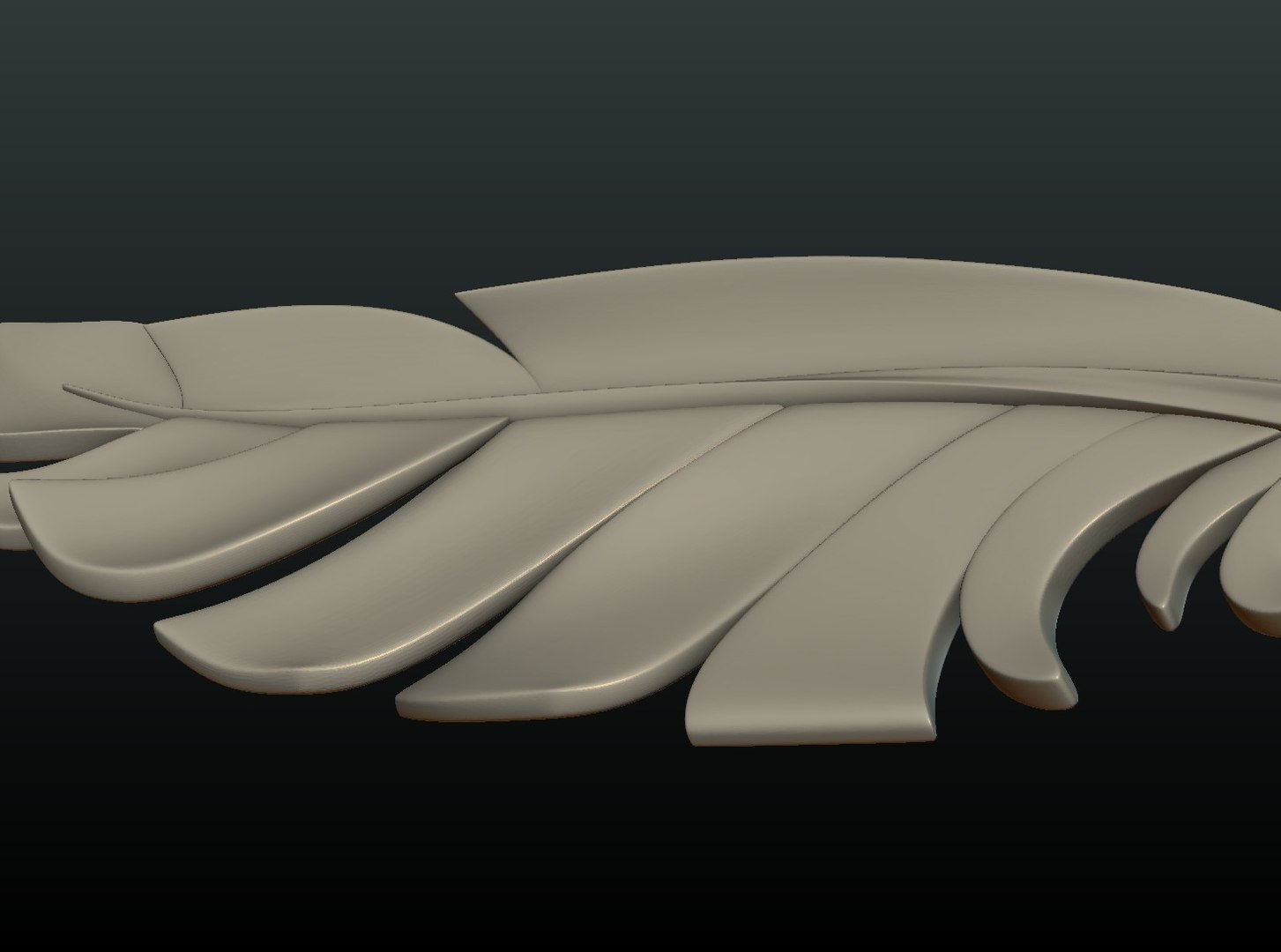 Print Ready Feather Model - TurboSquid 1311655