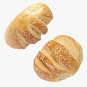 Hamburger Bun 3D