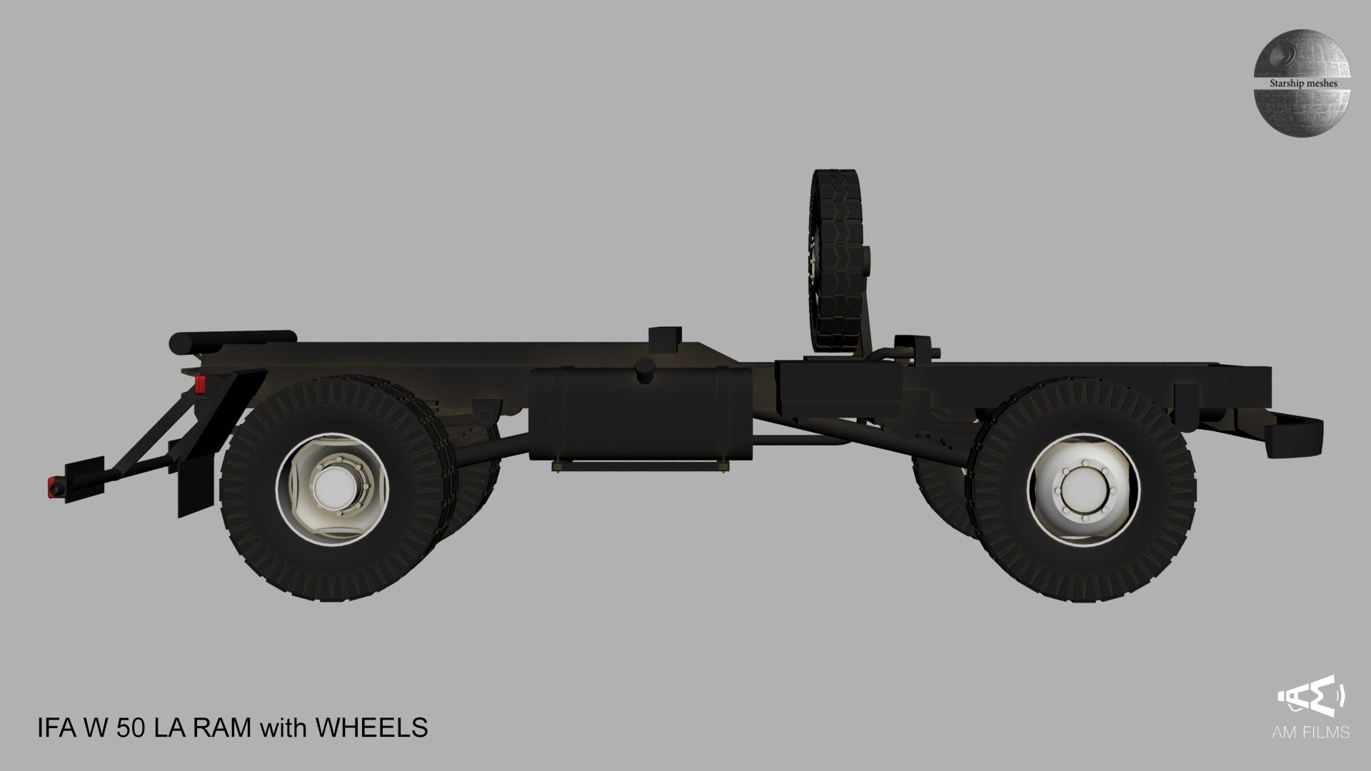 IFA Truck Ram With Wheels 3D Model - TurboSquid 1771703