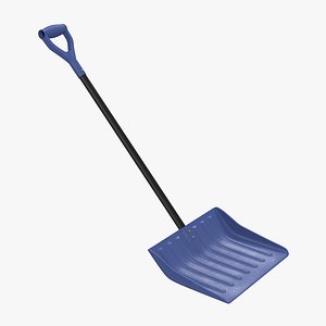 snow shovel 3d obj