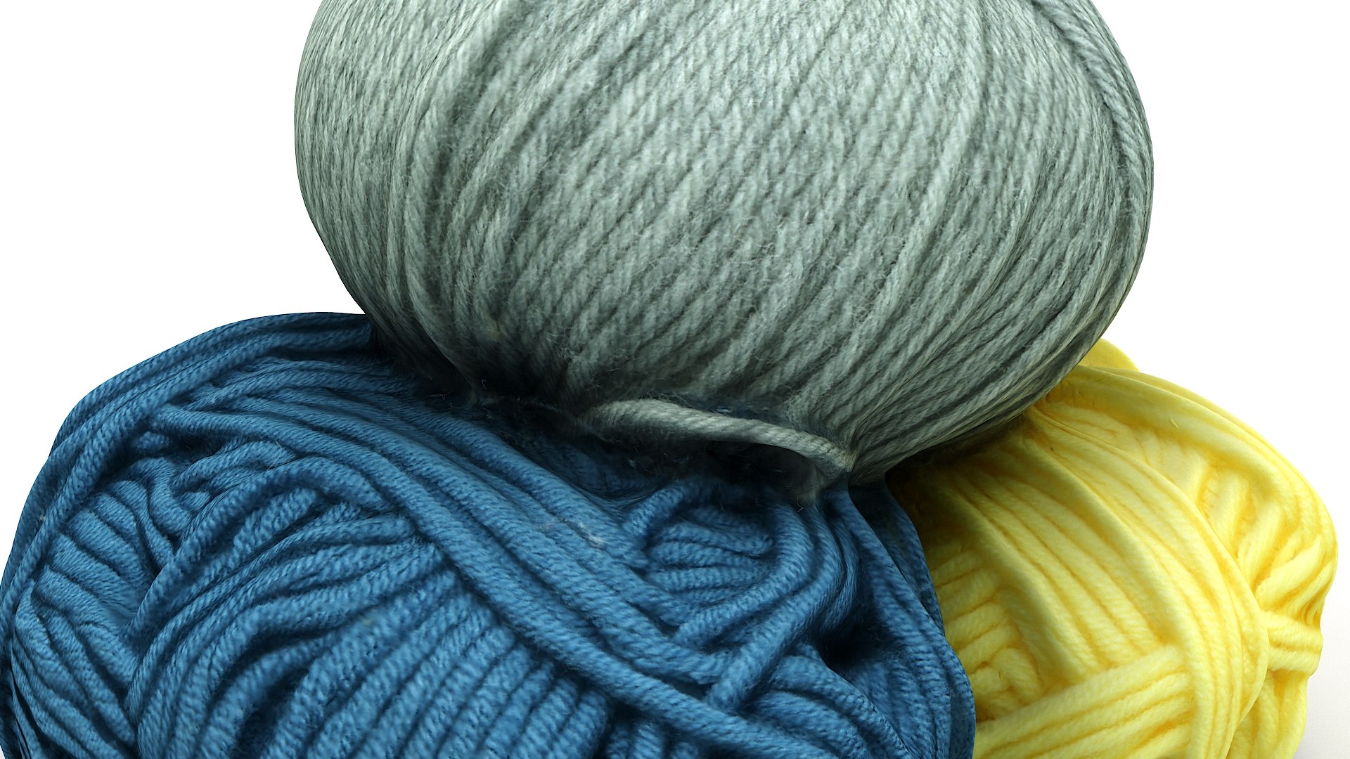 3D Balls Wool Model - TurboSquid 1484723