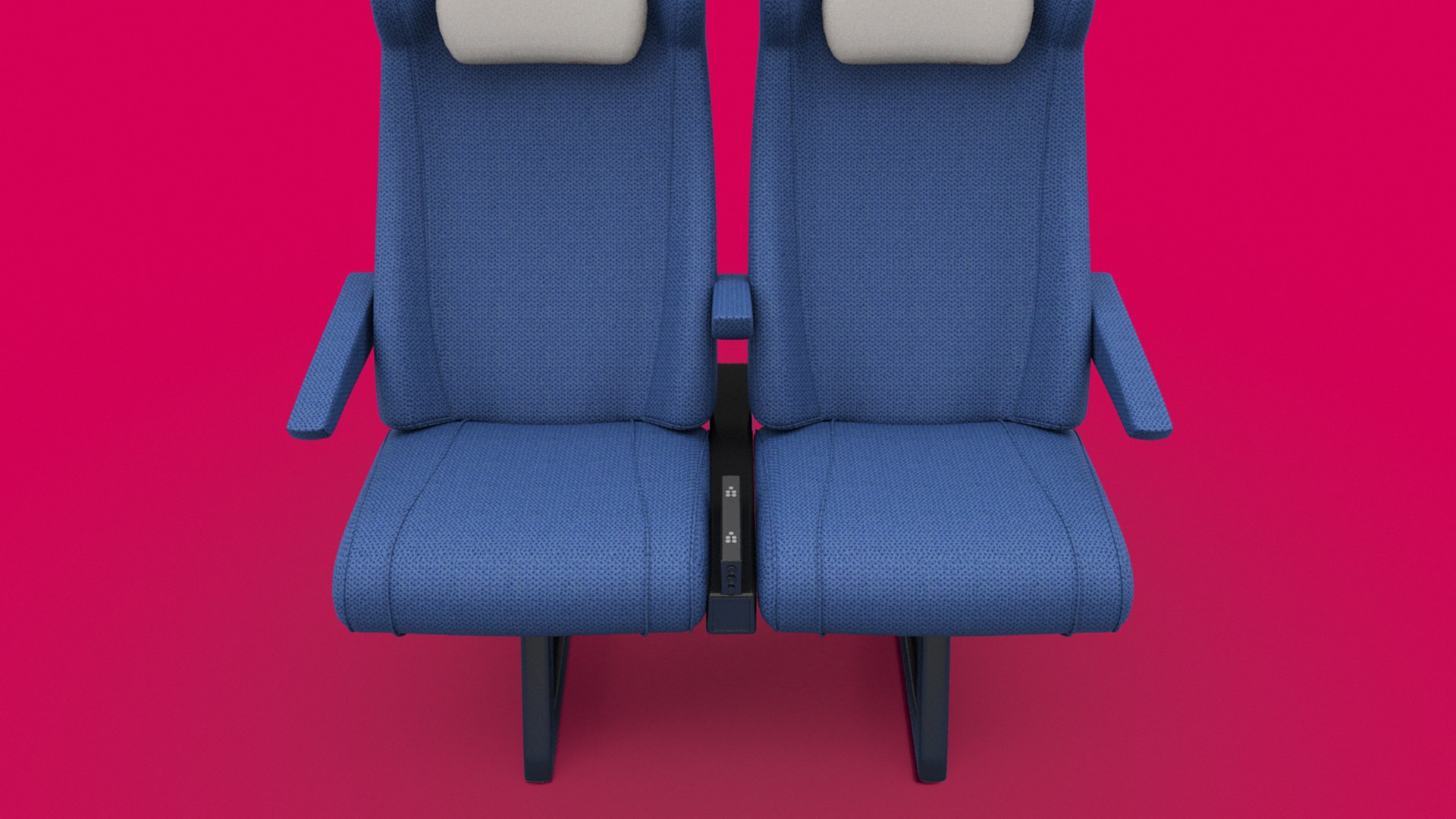 Trainseat 3D model TurboSquid 2058364