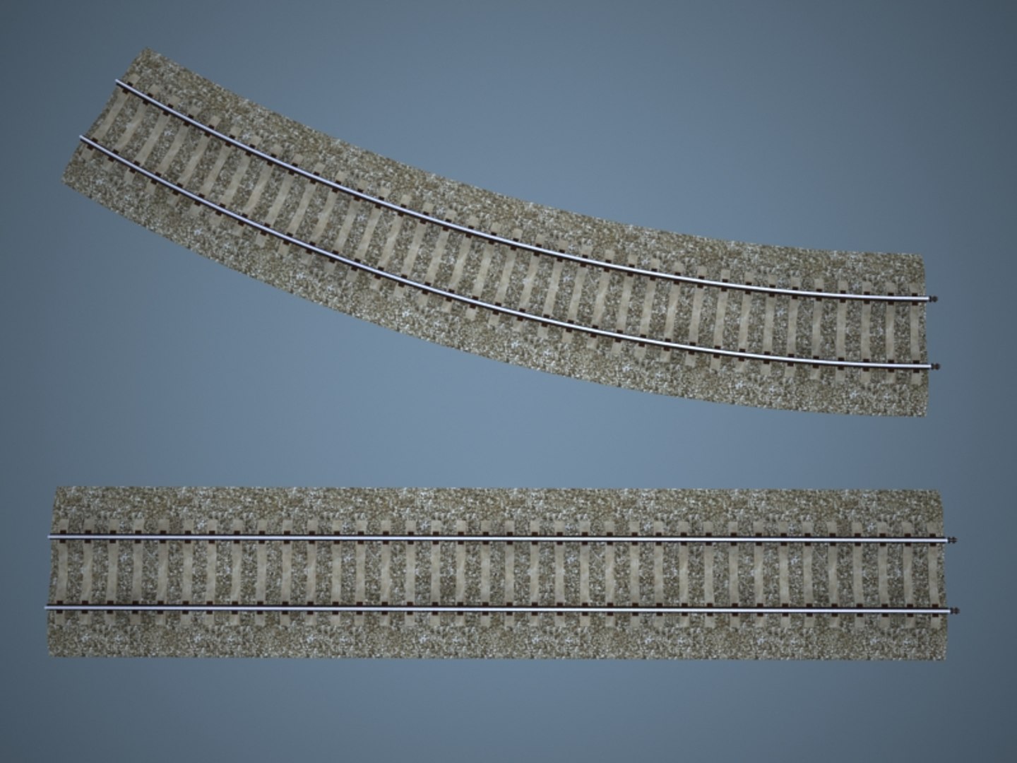 Railroad Rail 3d Model