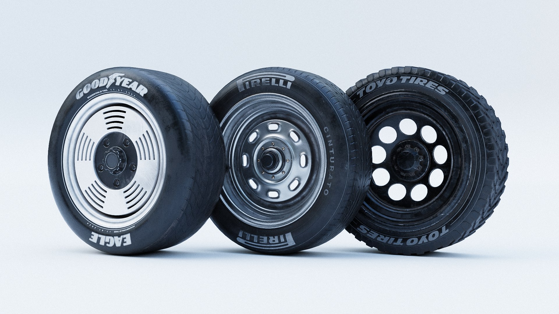 3D Model Wheel Set 01 - TurboSquid 2258431