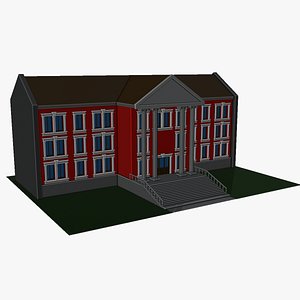 Cartoon Metaverse Building CPM  Model 1