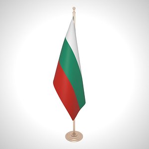 3D bulgaria flag
